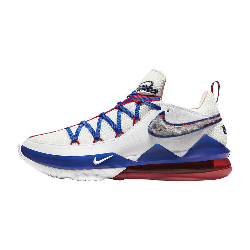 耐克nike lebron 17 low詹姆斯17低帮气垫减震篮球鞋 cd5006-001