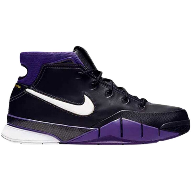 耐克nikekobe1zk1科比1代黑紫湖人男子实战篮球鞋aq2728004
