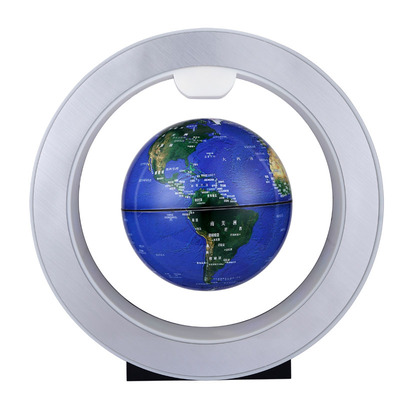 diy磁悬浮地球仪自转发光创意磁力家居摆件送朋友生日礼物礼品