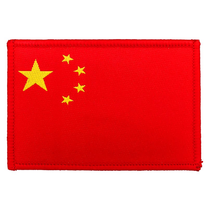 国旗魔术贴定制做国旗胸标国旗臂章五星红旗袖标定做国旗胸标现货