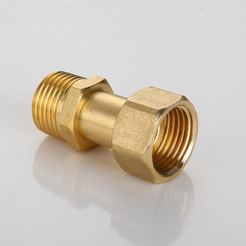 活接三通接头全铜加厚水管燃气管4分配件内丝三通