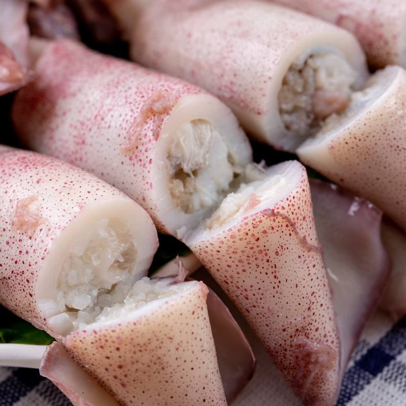 全籽海兔子带籽笔管鲜活冷冻熟冻满籽籽乌大小墨鱼冷冻鱿鱼