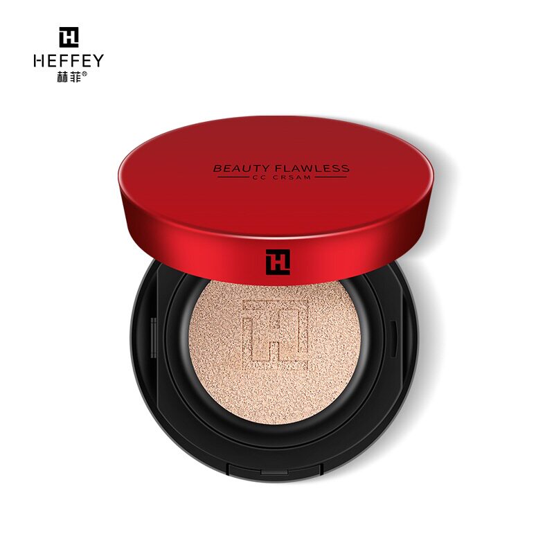 赫菲气垫菲美无暇cc粉底液联系客服送一隔离
