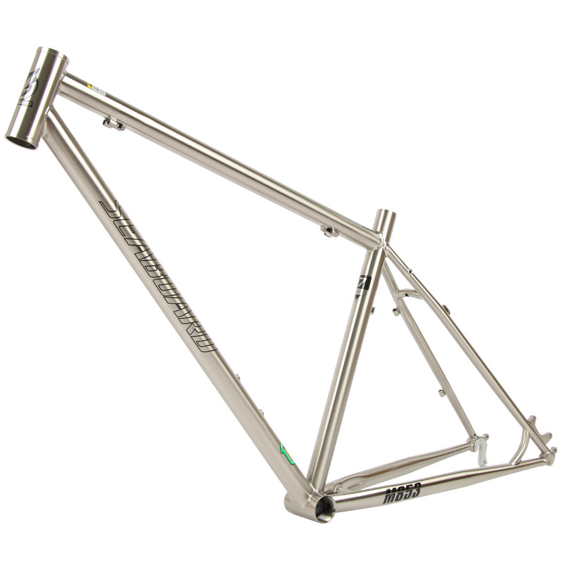 tsunami 海啸 云岸853钢架 拉丝银色铬钼钢车架26寸山地自行车架