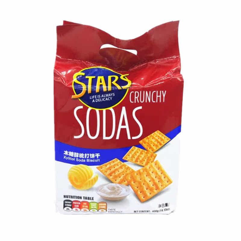 饼干香港众星starsoads奶盐梳打咸味苏打木糖酥性饼干