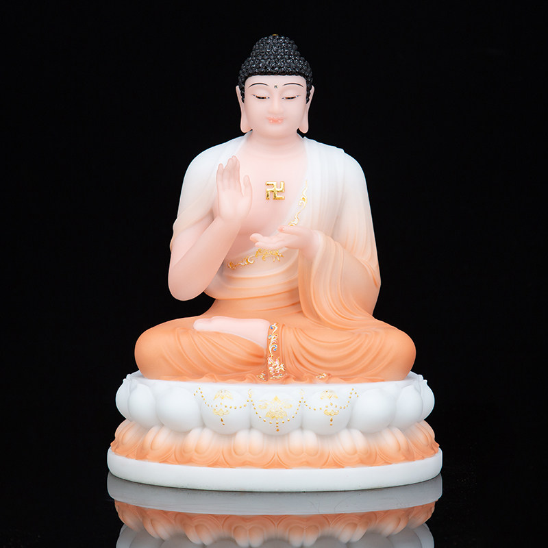 药师典藏七佛神像汉白玉如来如来佛佛像家用寺庙摆件