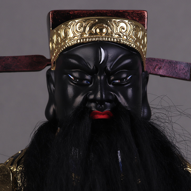 包公神像包青天道教家用供奉铁面无私包拯树脂极彩摆件