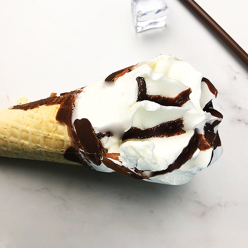 新品5支蒙牛随变18度脆筒香草味甜筒雪糕冰淇淋冰淇淋