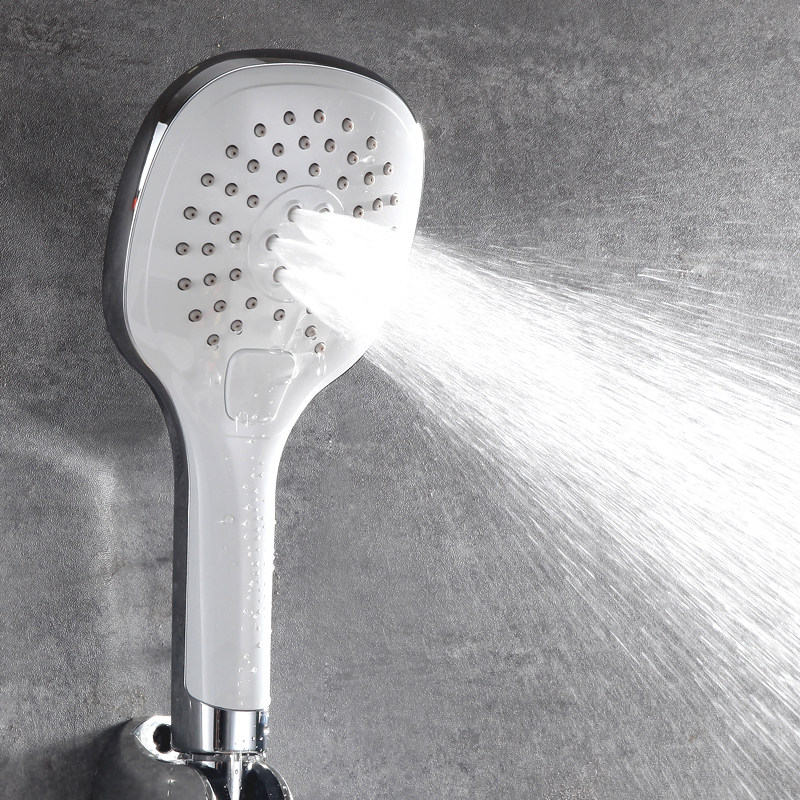 白色花洒喷头洗澡淋浴莲蓬头家家用德国技术花洒
