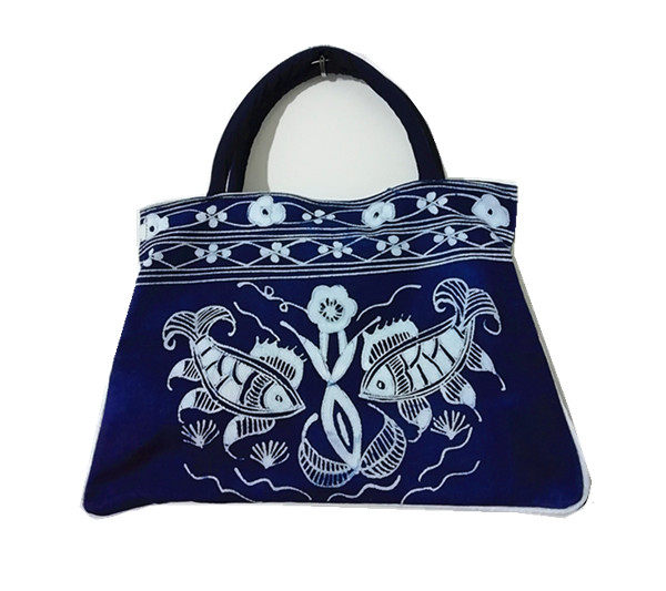 贵州休闲旅行中老年挎女背包双肩手提民族包手提苗族蜡染