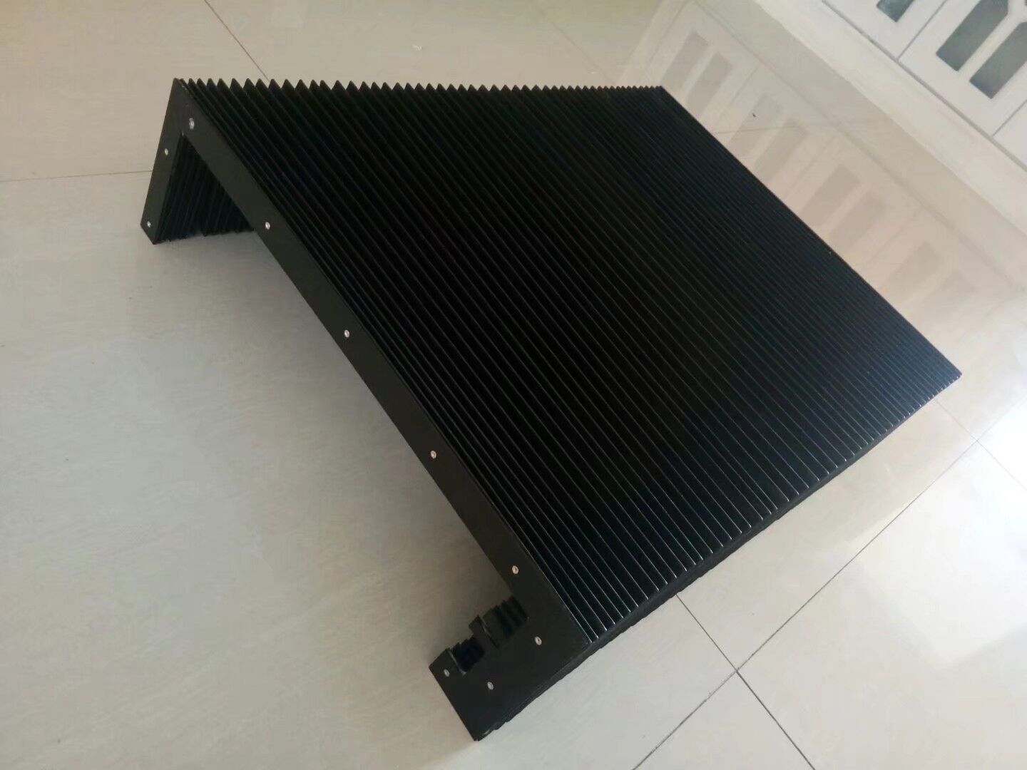 柔性风琴防护罩机床丝杠防尘罩一字型风琴帘伸缩式直线导轨保护罩