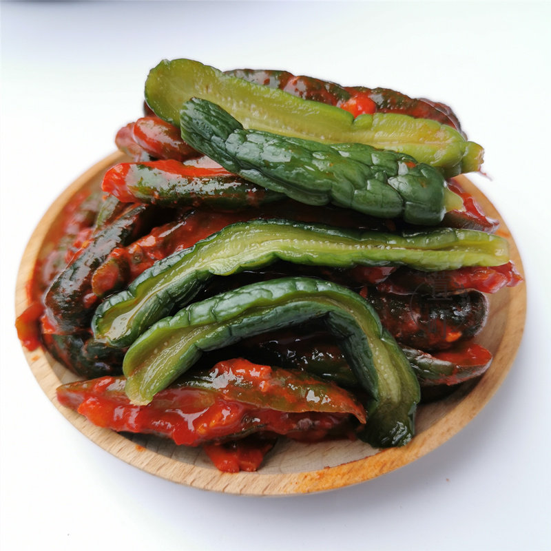 瓜条东北咸菜朝鲜风味红油500gx2香辣黄瓜韩式腌制