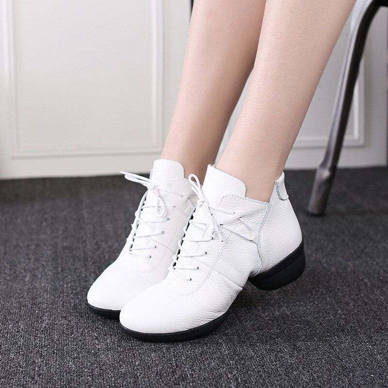 杨丽萍舞蹈鞋跳舞水兵短靴软底四季现代舞广场现代广场舞鞋