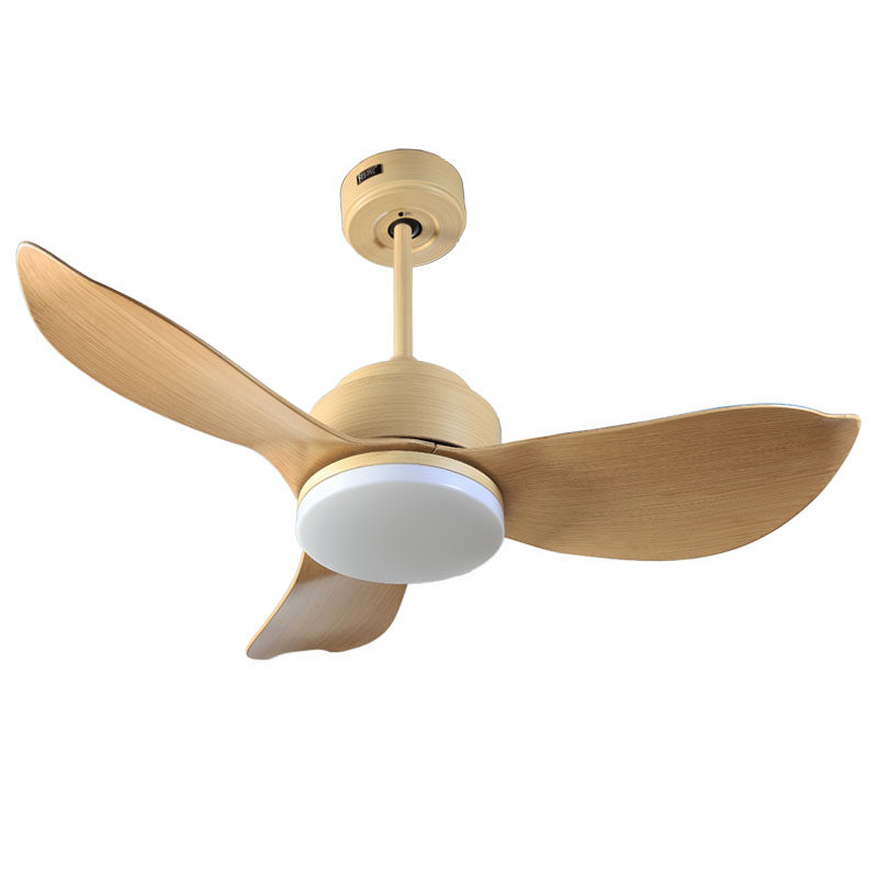 北欧简约三叶风三叶客厅餐厅古铜色小巧色简美式吊扇