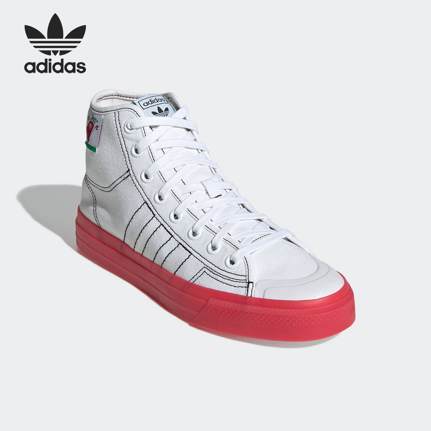 adidas阿迪达斯正品三叶草2021夏季nizza男女运动休闲板鞋板鞋