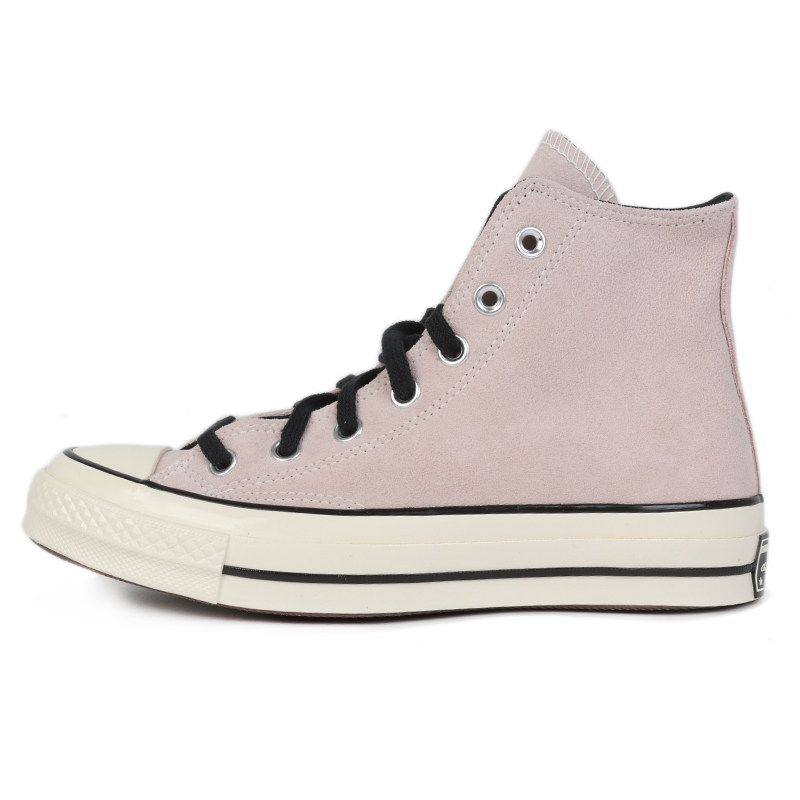 converse匡威女鞋粉色高帮帆布鞋2020新款毛皮板鞋帆布鞋