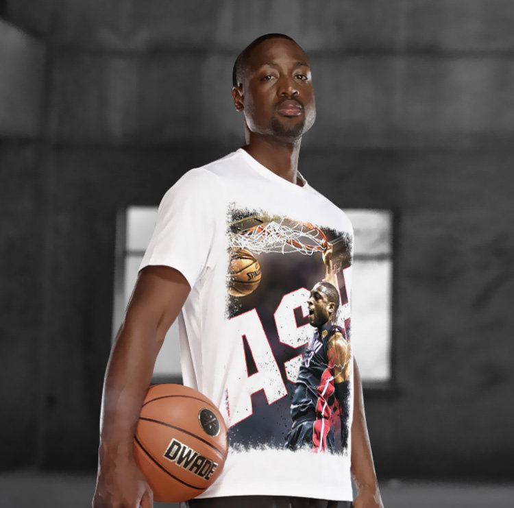 麦迪卡特韦德t恤nba球星篮球衣服夏季短袖学生青少年潮流男装