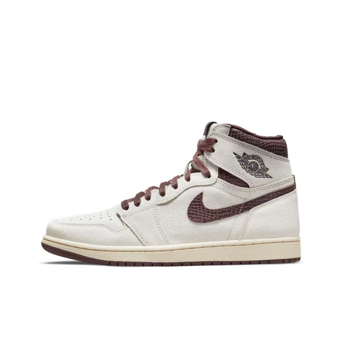 airjordan1aj1灰棕蛇纹amm联名男女高帮休闲篮球鞋do7097100