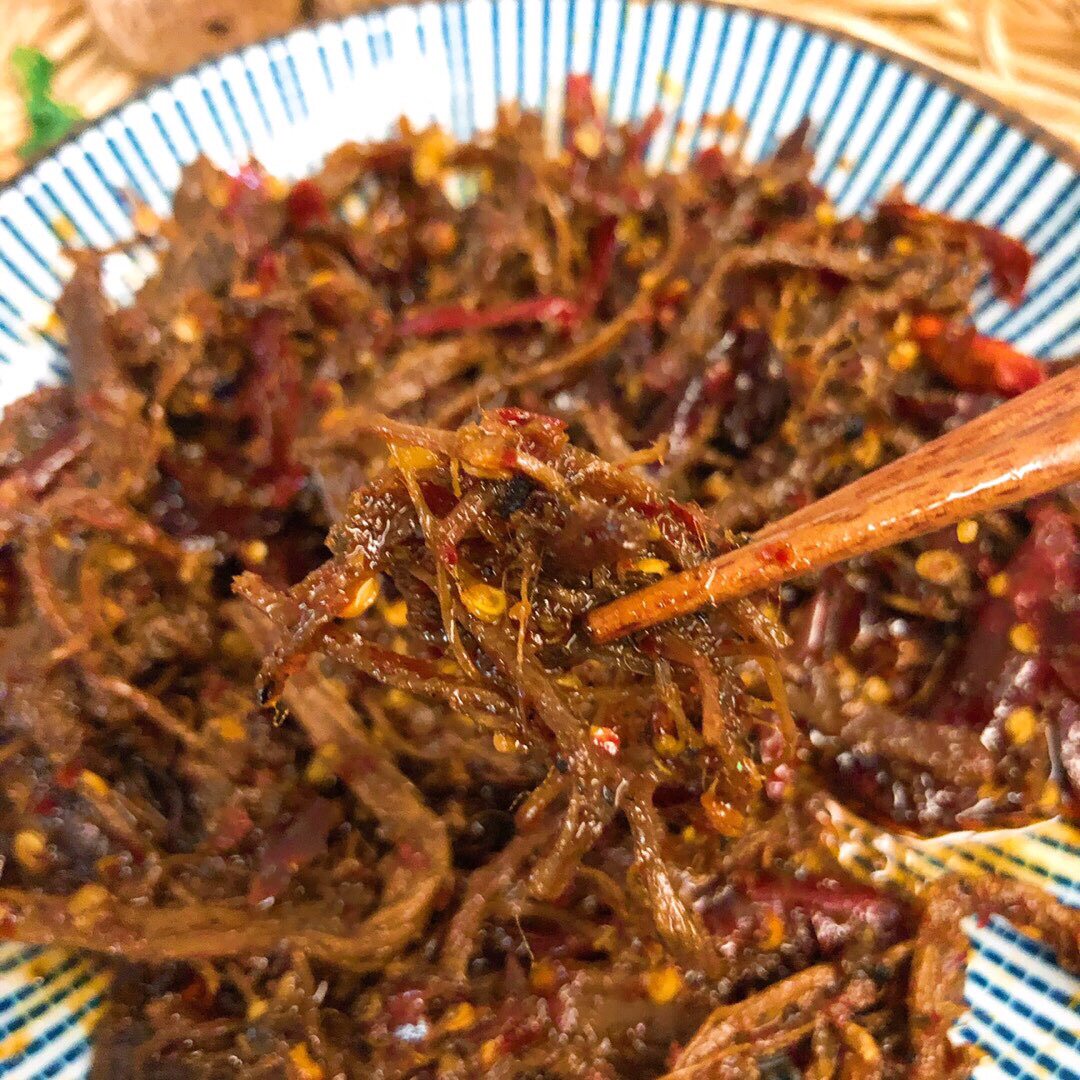 牛肉ktv茶楼小吃孜然香辣肉丝麻辣五香条包牛肉类