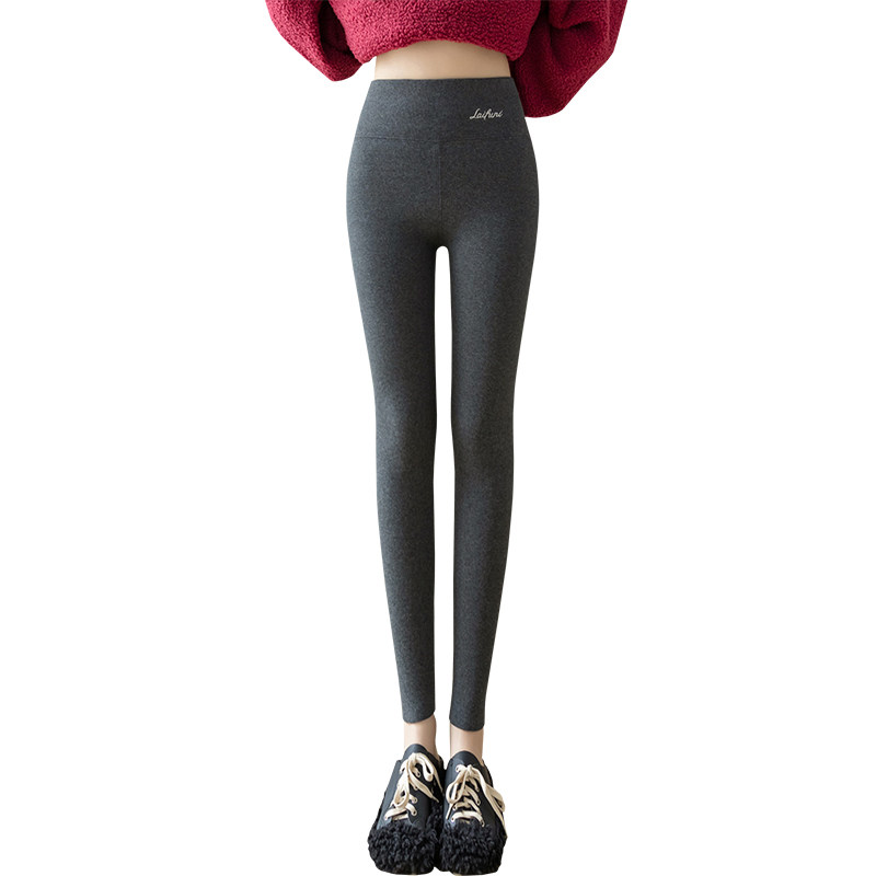 羊羔绒打底裤女裤子外穿秋冬季胖mm大码纯棉毛裤加绒加厚棉裤秋裤