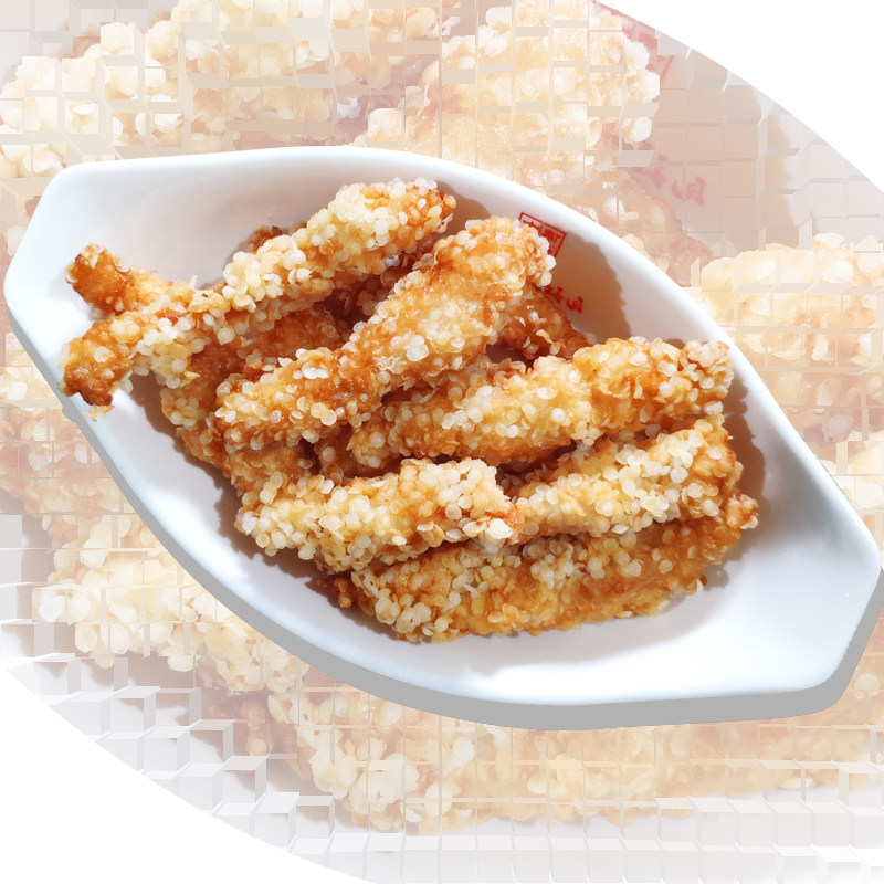 雪花鸡柳冷冻半成品 油炸小吃鸡肉条鸡肉棒鸡米花鸡排无骨鸡柳1kg