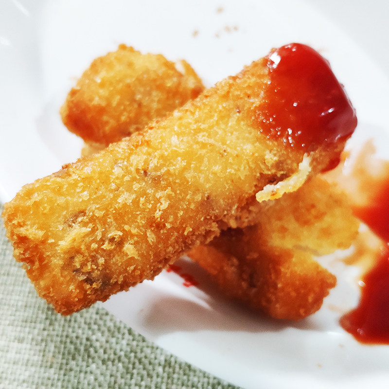 嘉吉西域鸡柳冷冻无骨鸡柳油炸小吃半成品1kg新疆休闲奶茶汉堡鸡