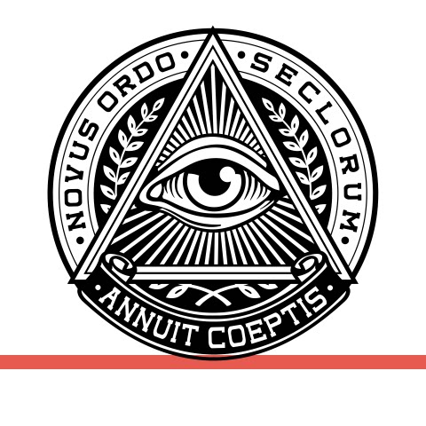 金字塔全知全视视之眼睛图案墙贴画图标志镂空软装墙贴