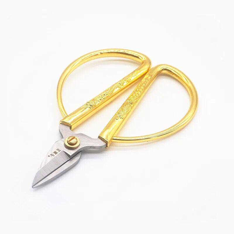 王麻子经典龙凤金剪刀家用针线剪锋利大小号迷你小剪礼品剪指甲剪