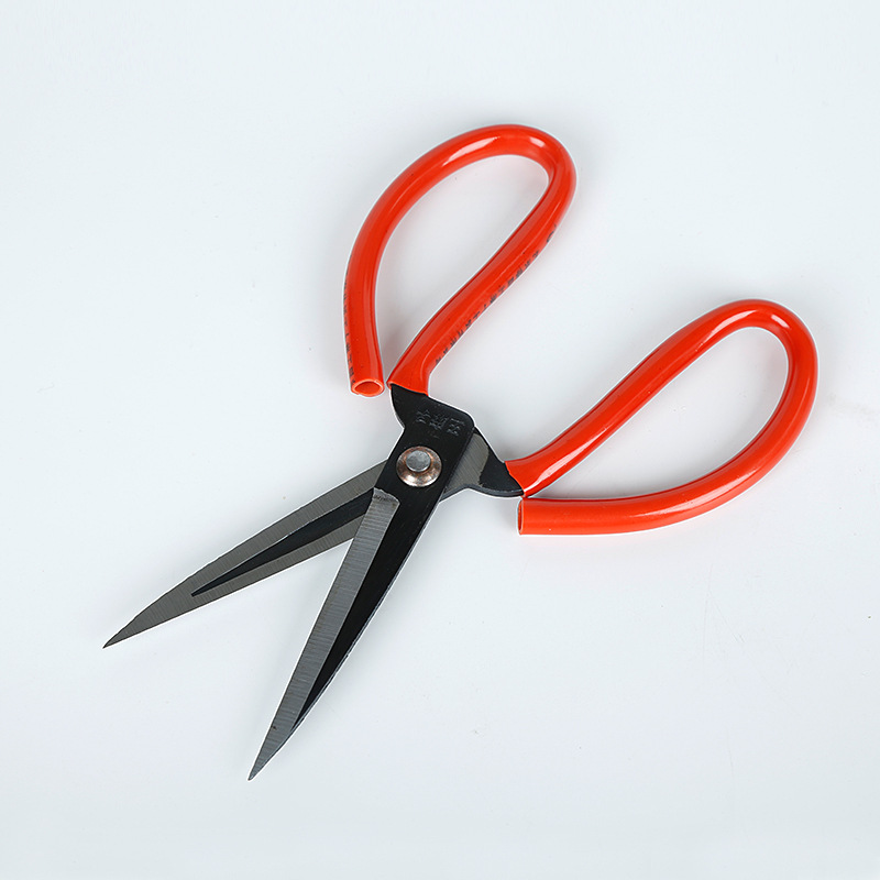 正品王麻子全钢黑老虎剪刀家用锋利结实钢剪工业剪刀多用大号剪子