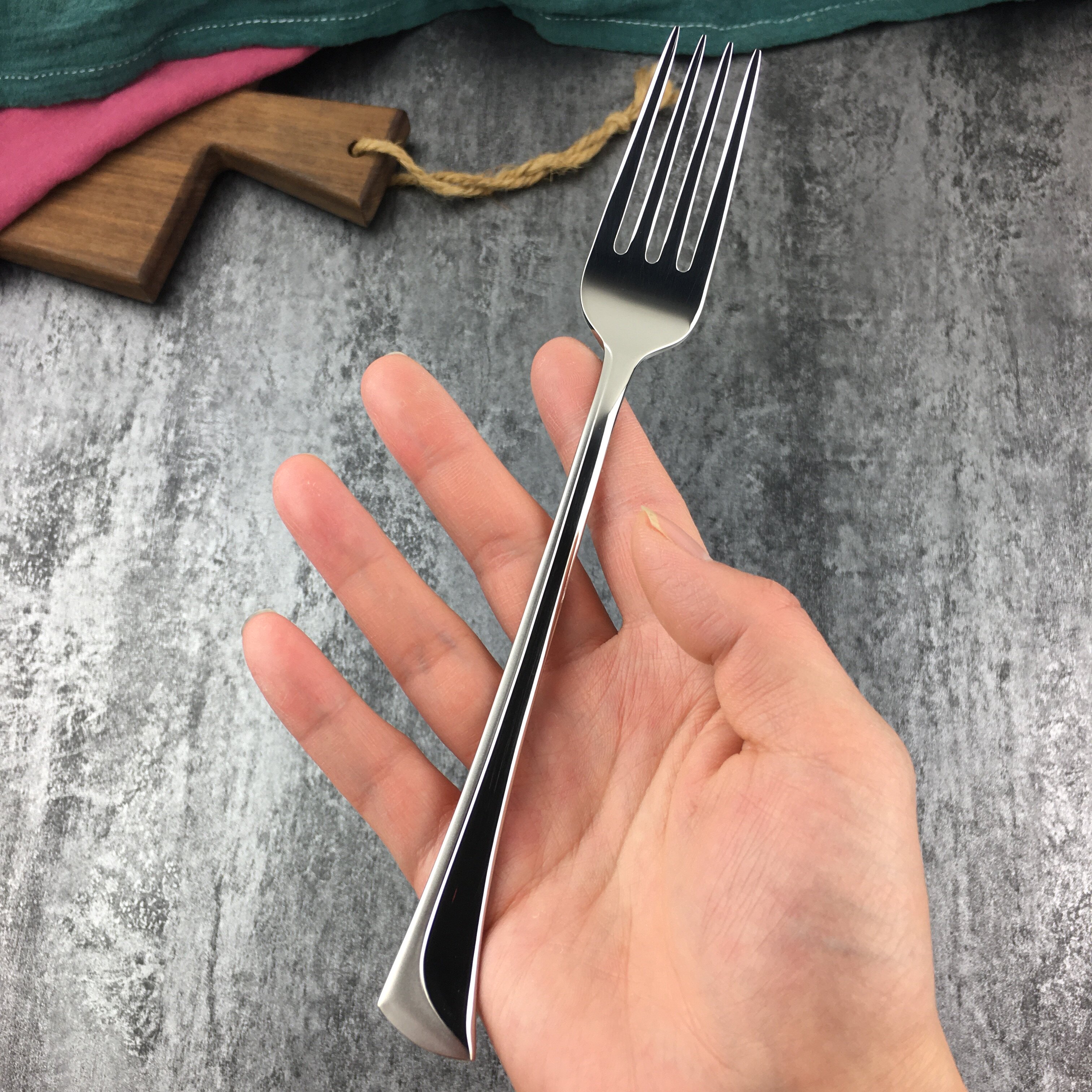 304不锈钢餐叉家用西餐餐叉牛排叉主餐叉吃面叉子