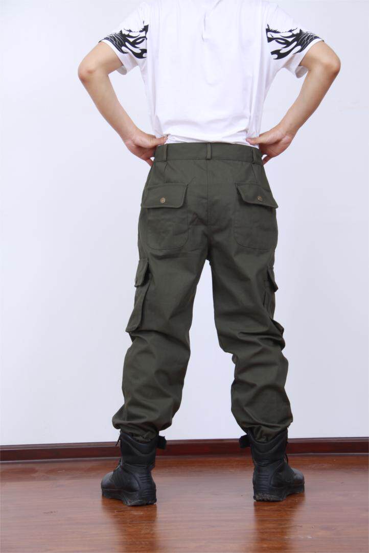 秋冬军旅工装裤男耐磨宽松电焊工防烫加厚劳保休闲裤