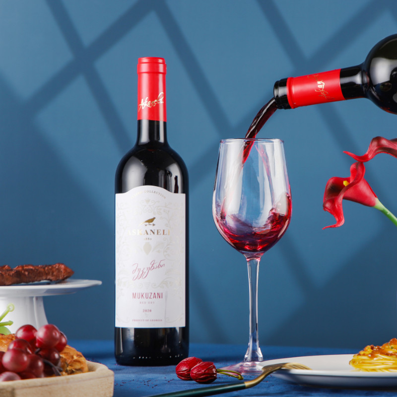 格鲁吉亚红酒木谷扎尼mukuzani法定产区干红 均衡饱满多层次 原瓶-mc