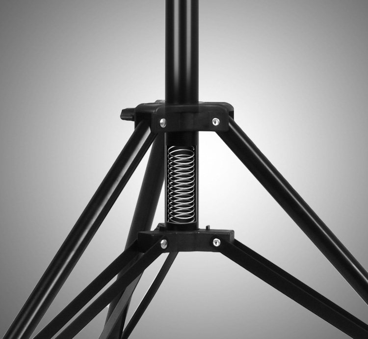 摄影灯便携折叠灯架伸缩三脚架外置闪光灯户外柔光箱外拍金属支架