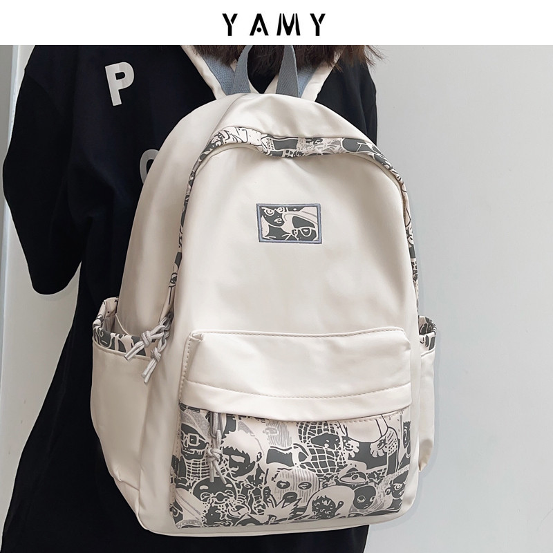 双肩包女设计感小众背包少女高级男初中生高中生中学生大学生书包