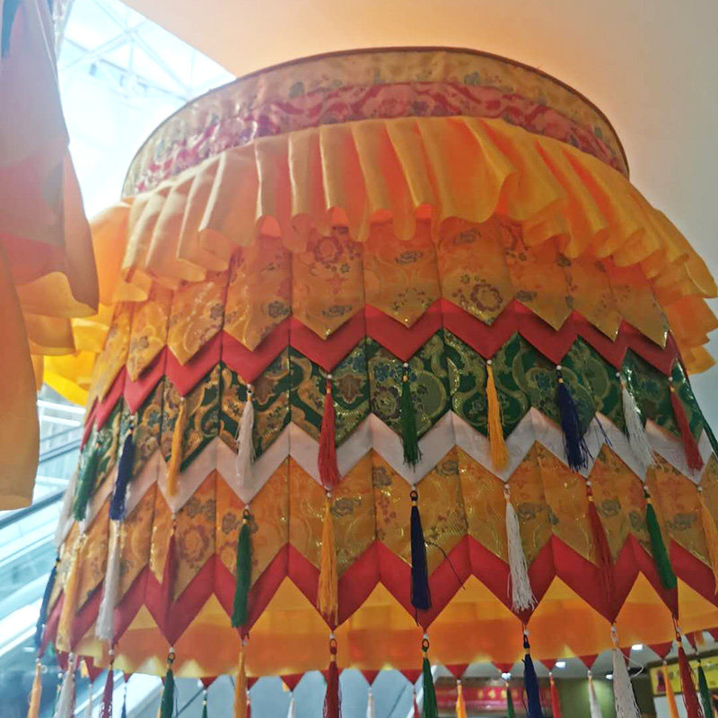 藏式佛堂居家寺院装饰用品胜利幢幡华盖佛顶宝盖佛教工艺品