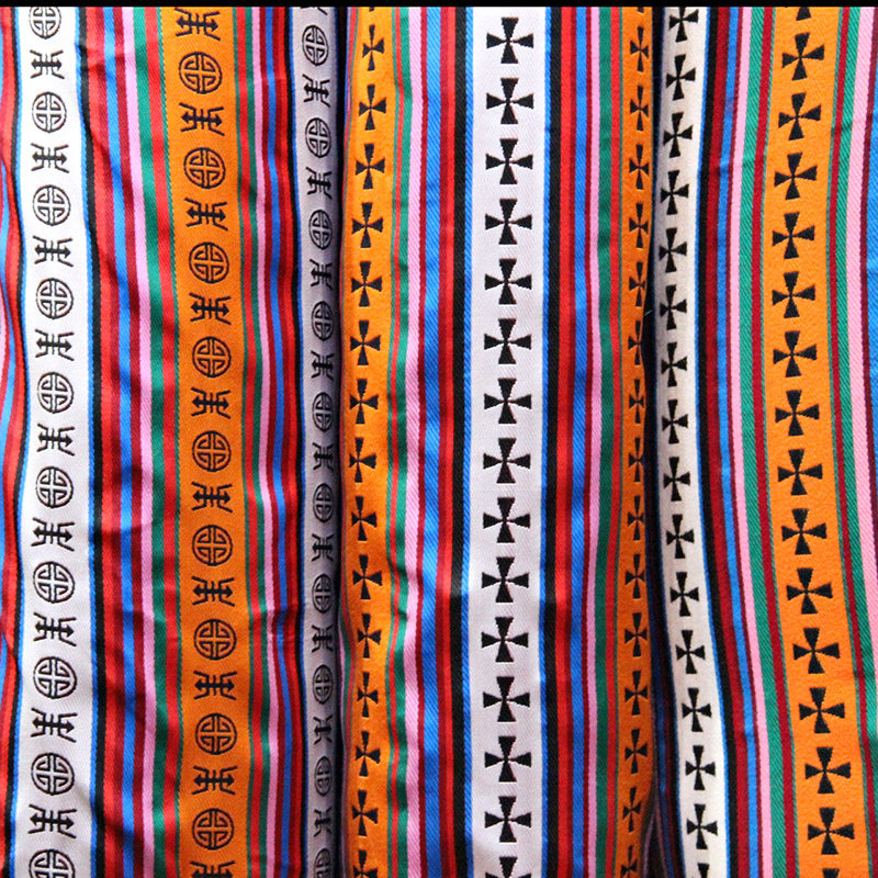 布料布藏族藏族氆氇diy藏式服装拼布桌旗抱枕其他