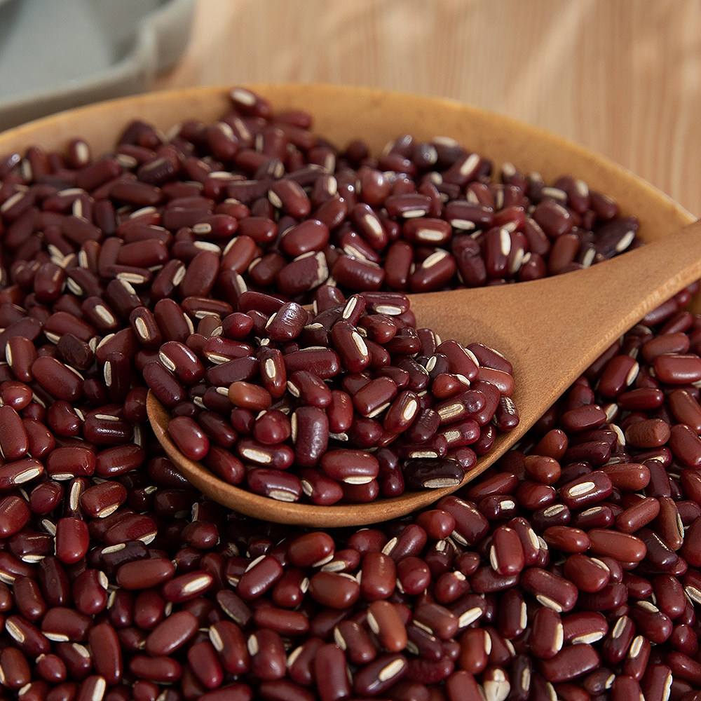 中药材 正宗长粒赤小豆非红小豆新货500g 农家自产红赤豆五谷杂粮-mc