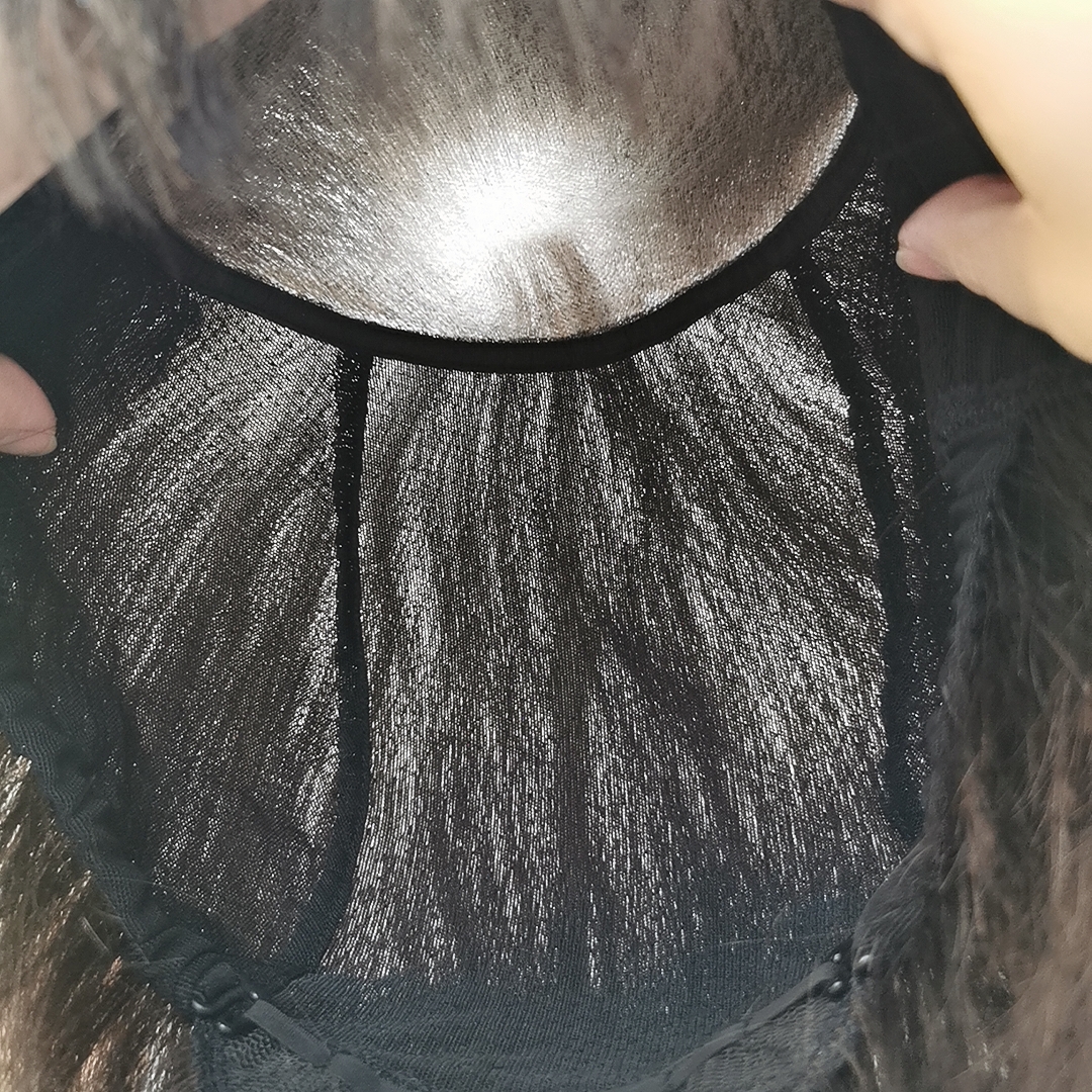 手工钩织双递针假发中老年妈妈真人女士短发头套日常整顶假发