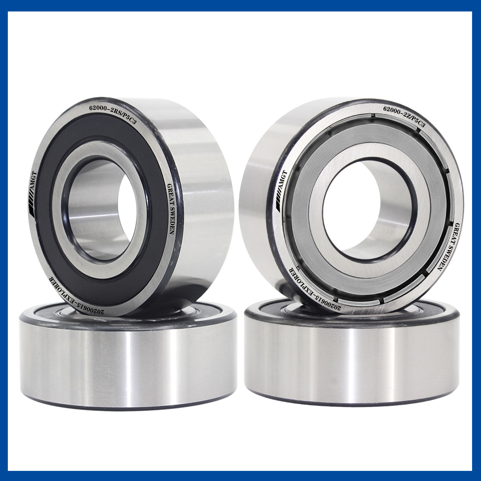 amgt进口加厚深沟轴承620006200162002620032rs深沟球轴承