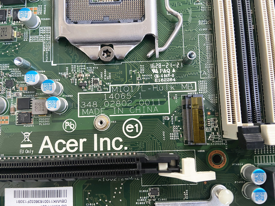 主板宏基miq17l-hulkmb14065-1b150q170m4640gd630主板