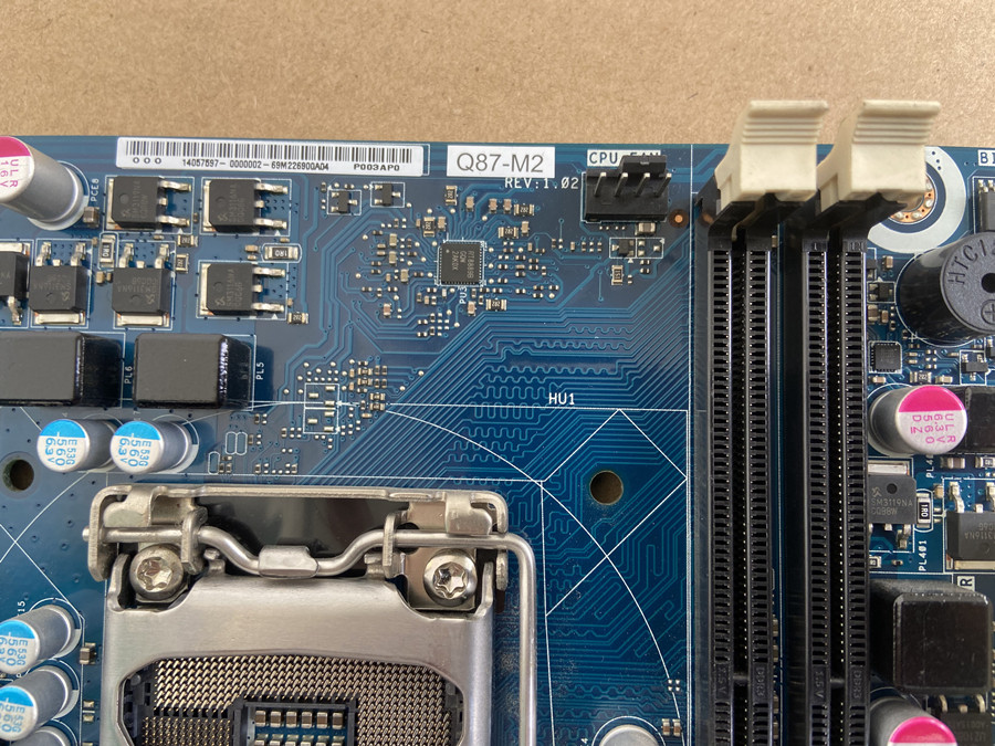 清华同方q87m1主板q87m21150和硕台式机dphdmi主板