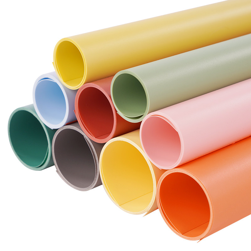 当前热销莫兰迪色pvc背景板磨砂摄影美食