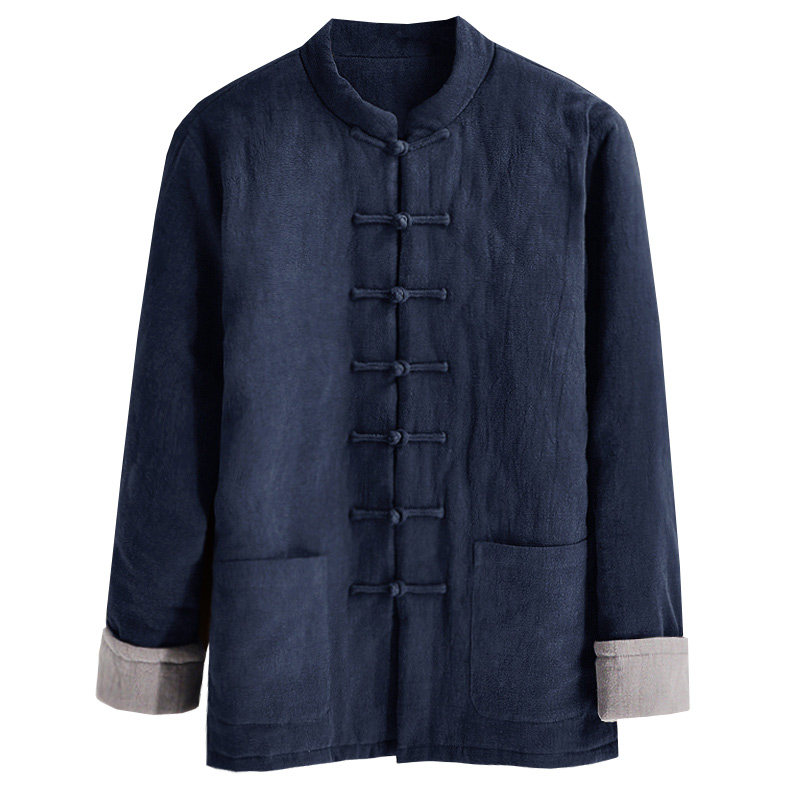 朴笙记原创唐装棉袄中国风男装棉衣冬季保暖中式棉袍宽松禅服外套