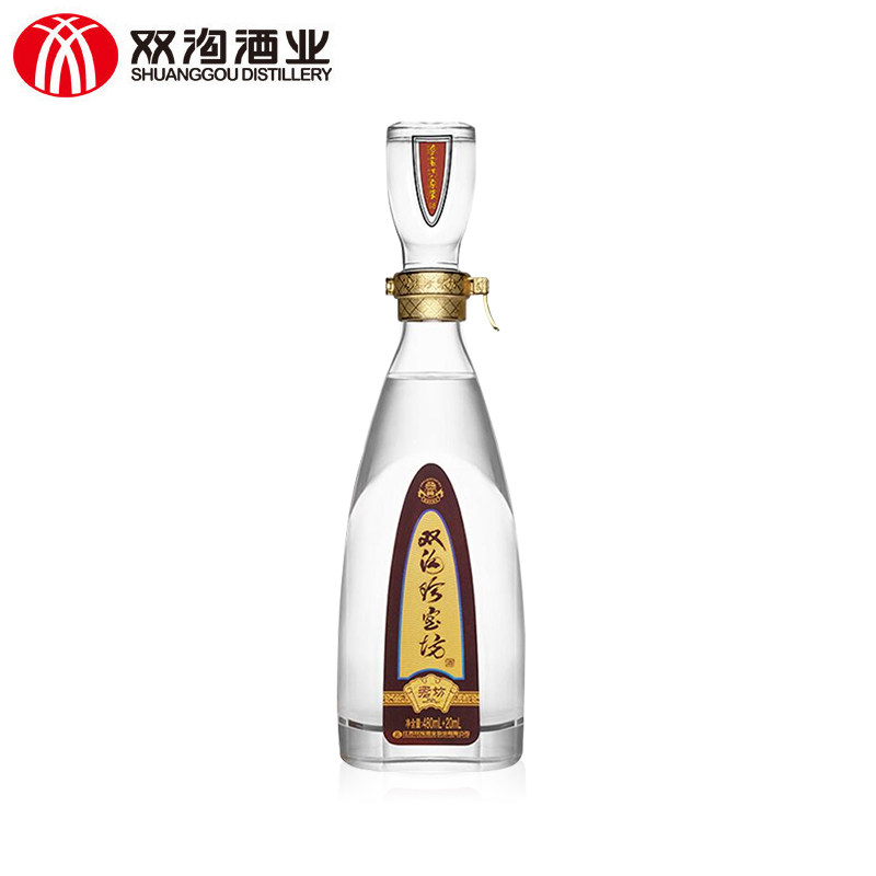 【官方授权】双沟珍宝坊君坊52度480ml 20ml浓香型6瓶整箱装白酒