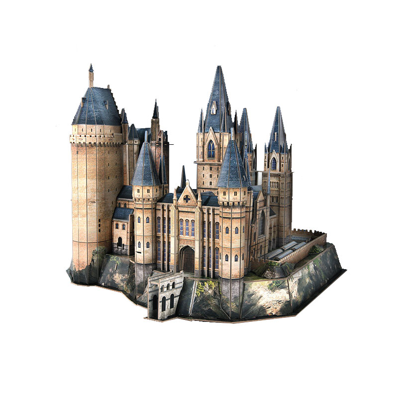 正版乐立方哈利波特霍格沃茨城堡对角巷3d立体模型拼图拼装摆件