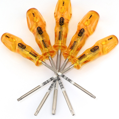 日本vessel威威星型批t5-t10无孔带孔六角螺丝起子进口梅花螺丝刀