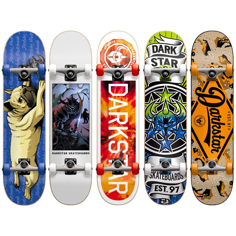 美国进口darkstarblind儿童滑板整板双青少年街动作整板包滑板