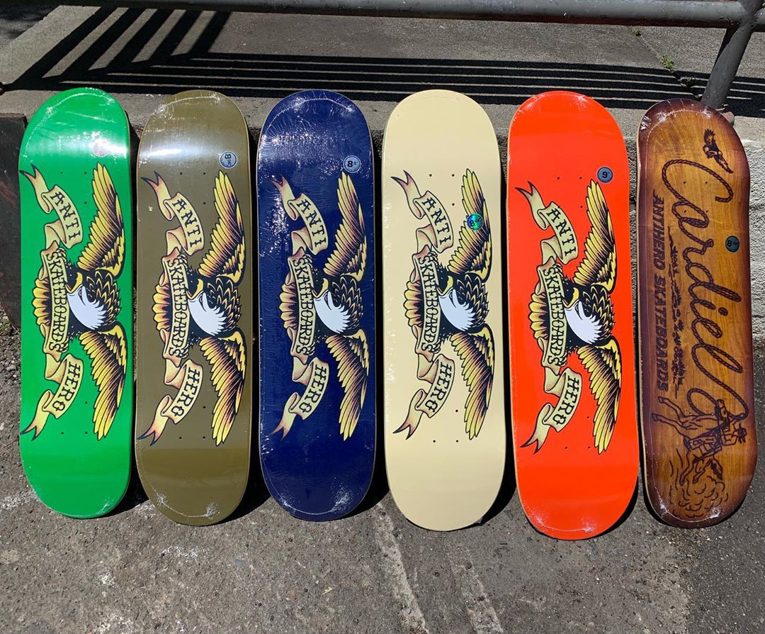 美国antihero滑板板面进口双翘技巧巧街式板滑板