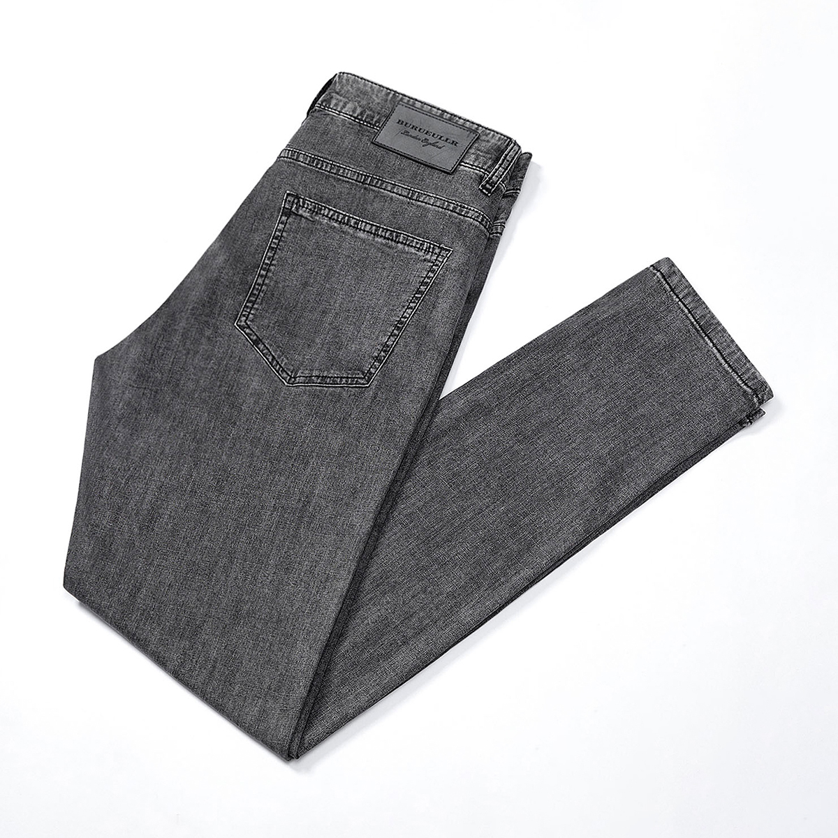 TOI奢侈牛仔裤男宽松直筒夏季薄款休闲百搭高端品牌水洗时尚裤子