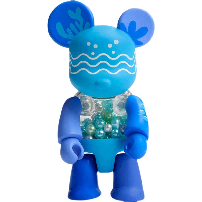 正版名创优品qee盲盒手办公仔网红周边潮玩暴力熊潮玩盲盒